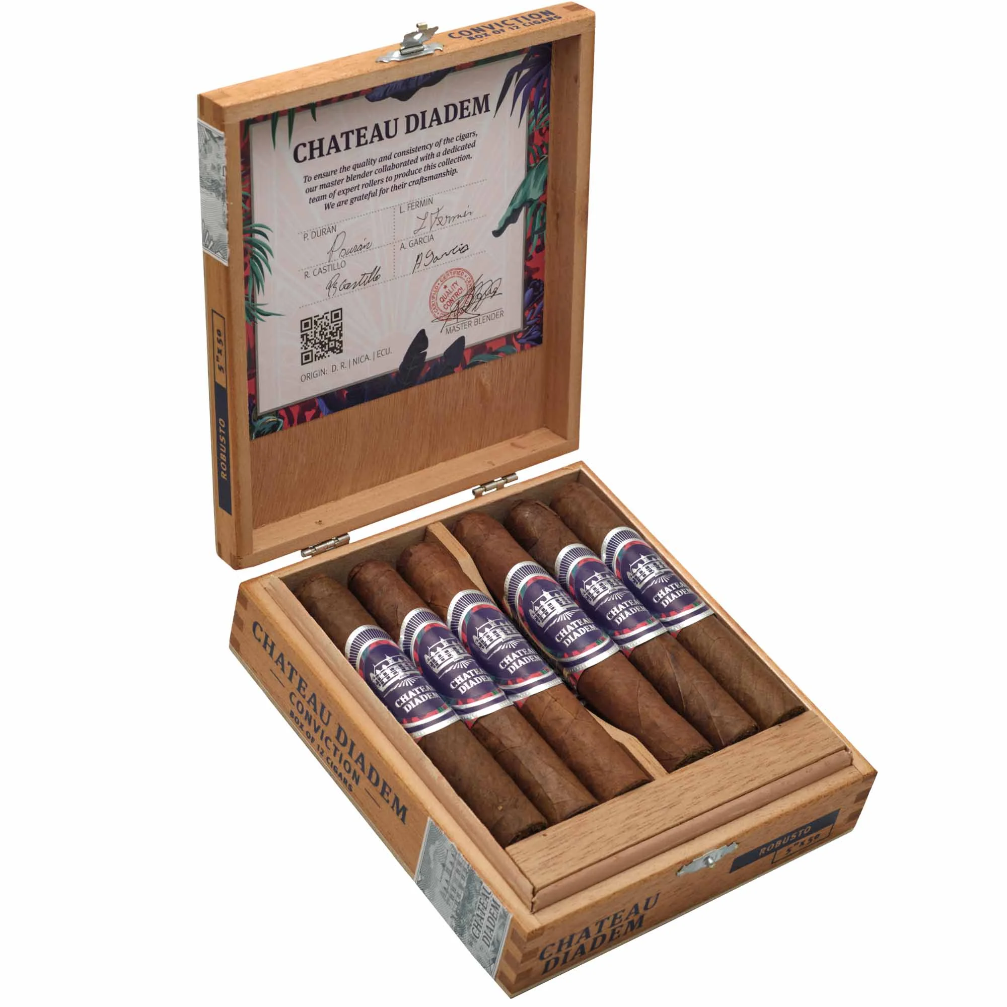 CHATEAU DIADEM - Conviction Robusto πούρο, σε ξύλινο κουτί