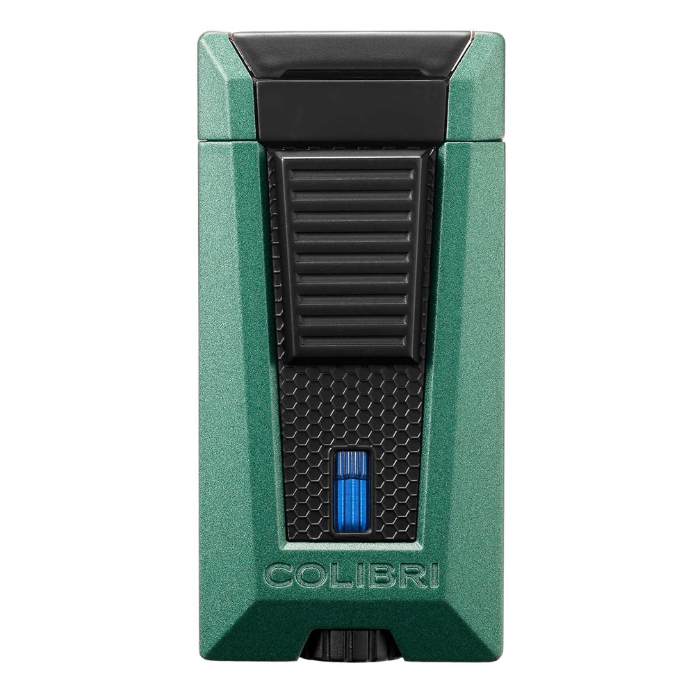 colibri_stealth_green_1 COLIBRI - Stealth Triple Jet Αναπτήρας Πούρου Πράσινος (LI900T25), αντιανεμικός
