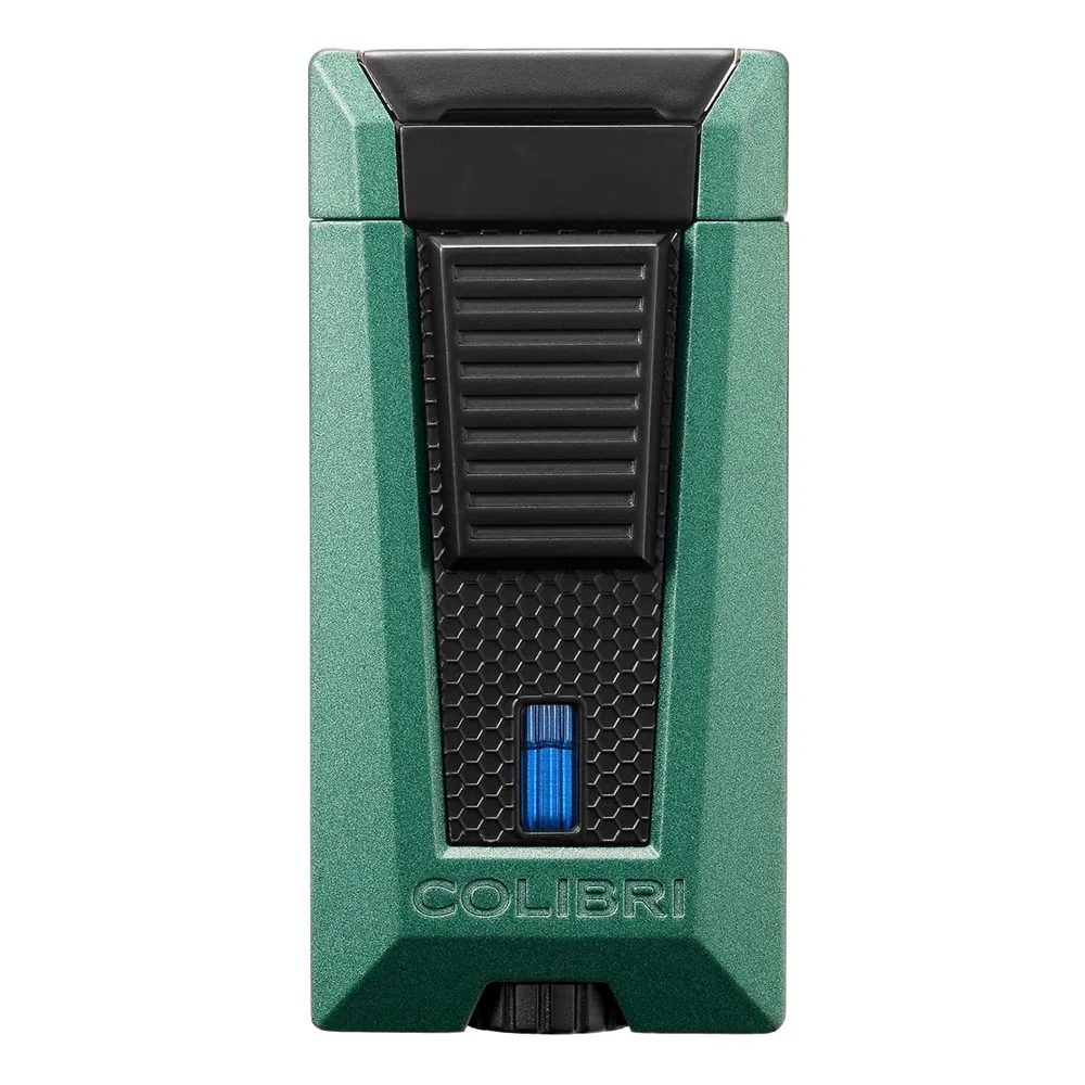 colibri_stealth_green_1 COLIBRI - Stealth Triple Jet Αναπτήρας Πούρου Πράσινος (LI900T25), αντιανεμικός