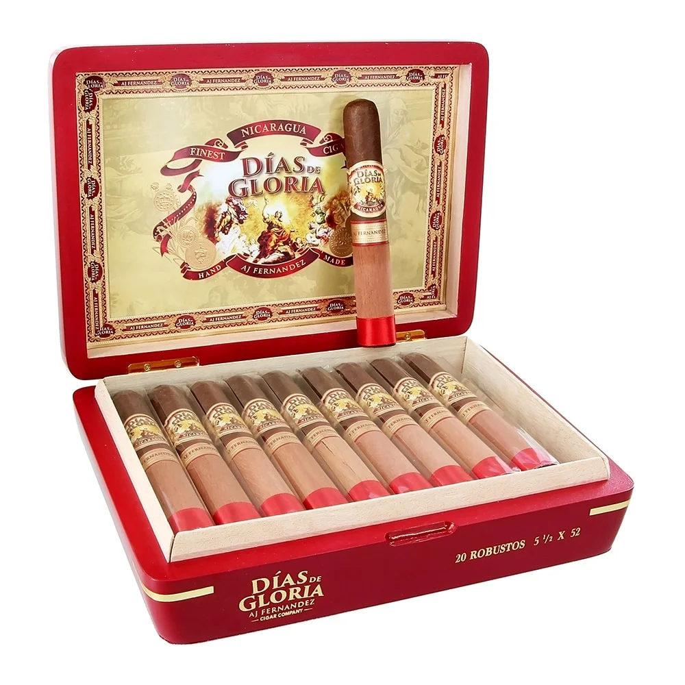 AJ FERNANDEZ - Dias De Gloria Robusto πούρο, μέσα σε κόκκινο κουτί πούρων