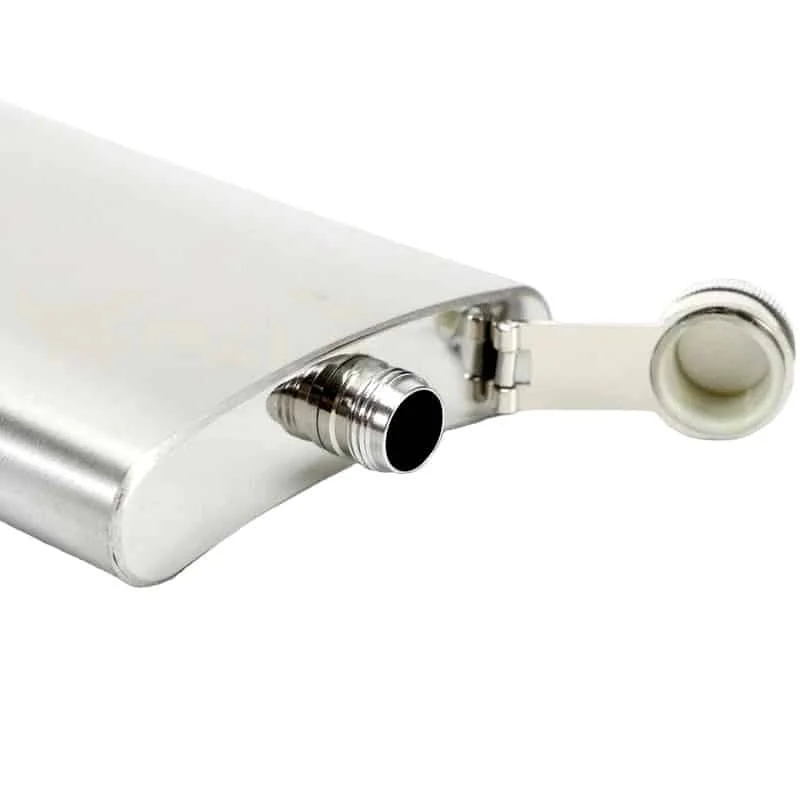 ANGELO - Inox Flask 5oz / 150ml (490130), ασημί φλασκί