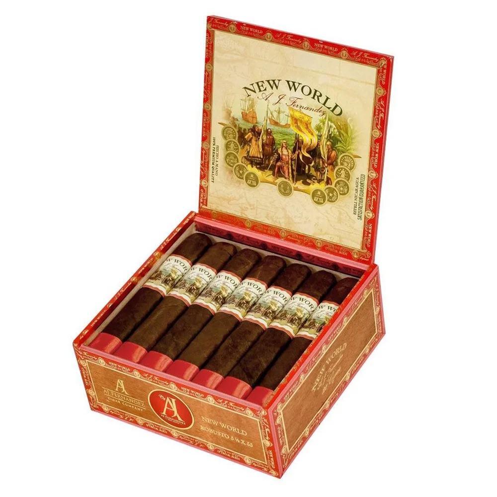 AJ FERNANDEZ - New World Oscuro Navegante Robusto πούρο, μέσα σε ξύλινο κουτί πούρων