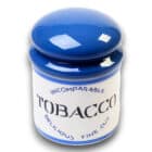 SAVINELLI - Kilo Blue Κεραμικό Βάζο Καπνού (V1008), άσπρο με μπλε καπάκι