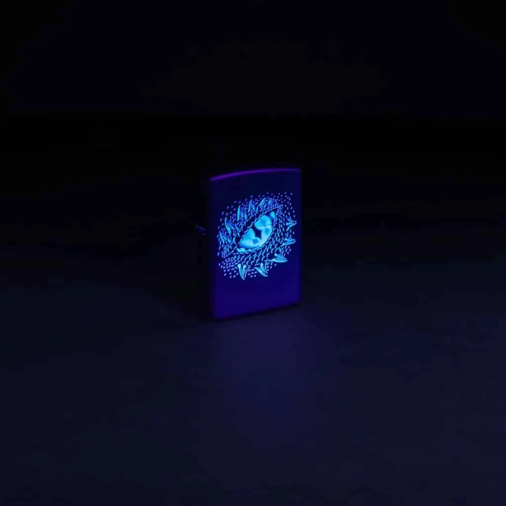 ZIPPO - Dragon Eye Design Αναπτήρας (48608), μεταλλικός αναπτήρας που φωσφορίζει στο σκοτάδι