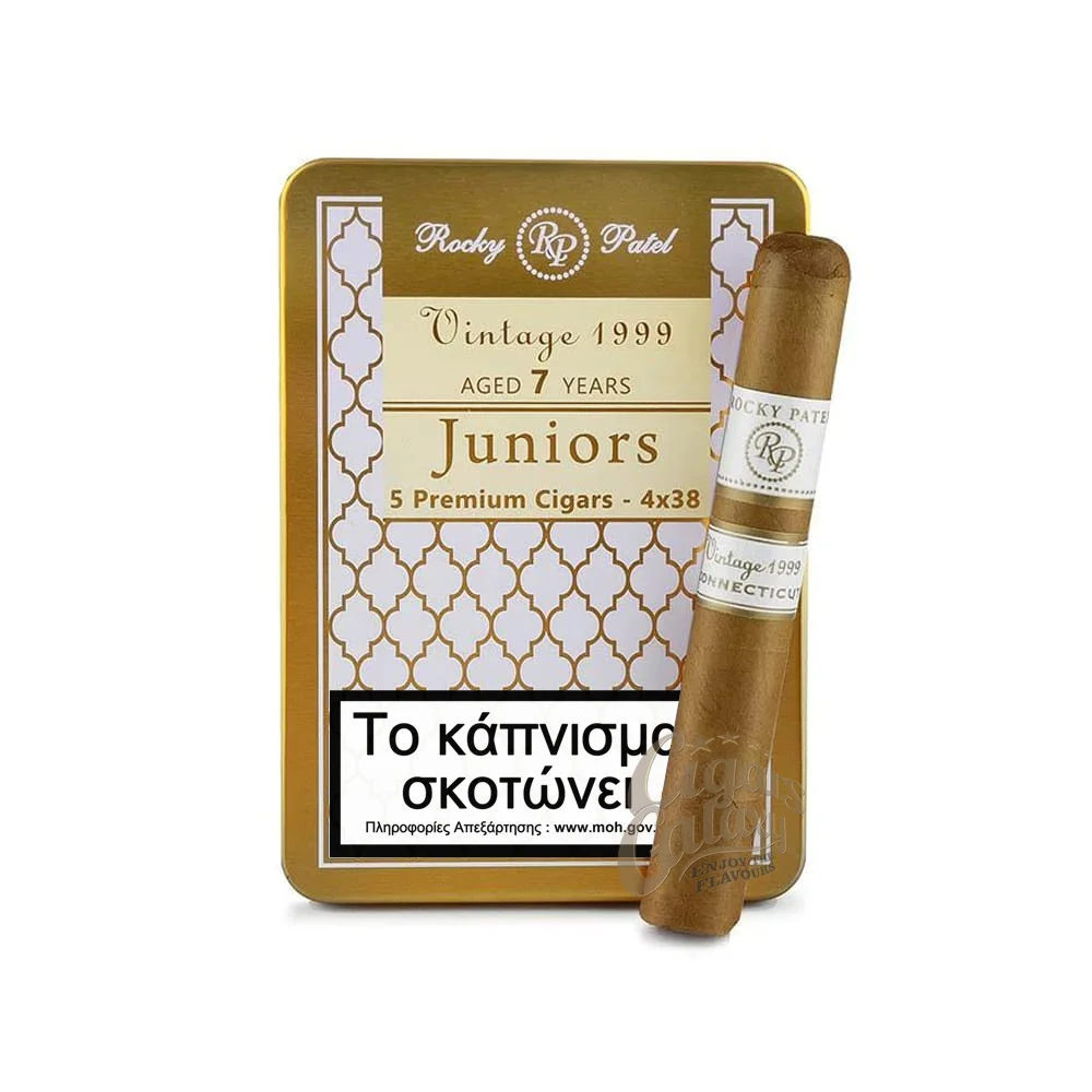 Κάντε ένα γευστικό ταξίδι μέσα στο χρόνο με το Rocky Patel 1999 Vintage, που επιδεικνύει τον τίτλο του πιο παλαιότερου Connecticut wrapper στην αγορά.