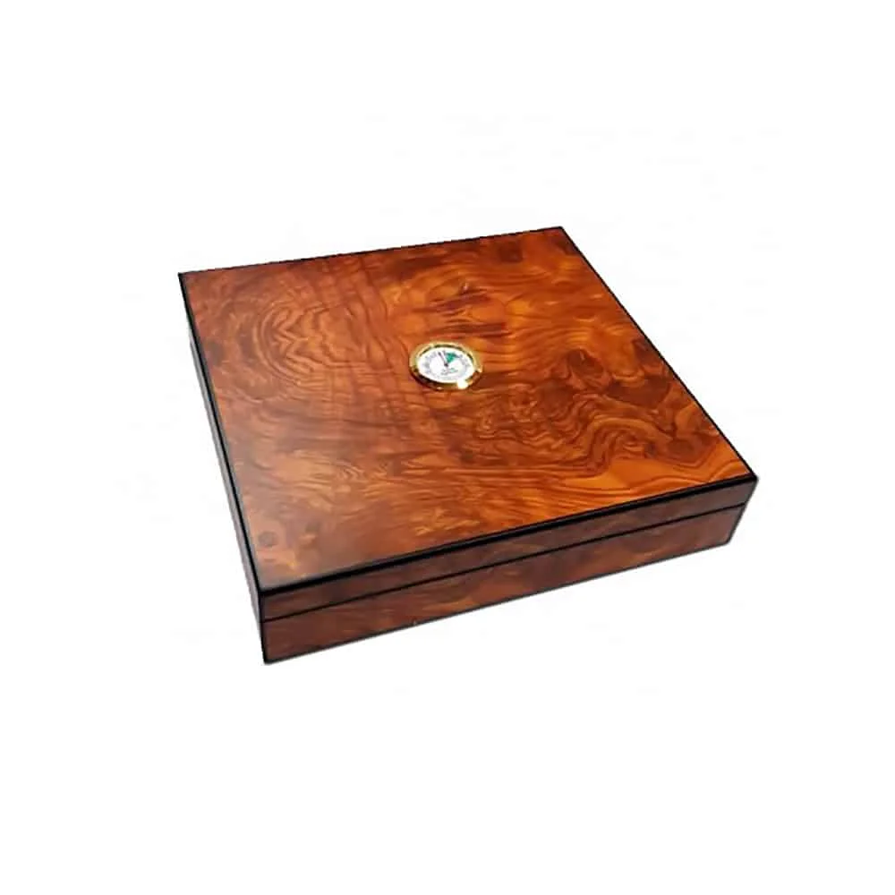 1333-cigar-humidor-10-15cigars 2 Humidor / Υγραντήρας Καφέ για 12-20 Πούρα (1333), ξύλινος