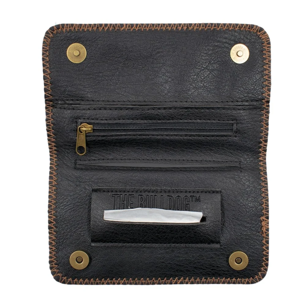 THE BULLDOG AMSTERDAM - PU Leather Μαύρη Θήκη Καπνού