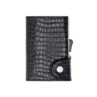 C-SECURE - Δερμάτινο Πορτοφόλι Croco Black με Προστασία RFID (WCH001)