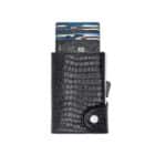 C-SECURE - Δερμάτινο Πορτοφόλι Croco Black με Προστασία RFID (WCH001)