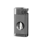 CIGAROL – Διπλός Jet Αναπτήρας Gunmetal με Κόφτη V-Cut