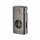 CIGAROL – Τριπλός Jet Αναπτήρας Gunmetal με Κόφτη V-Cut (310090)