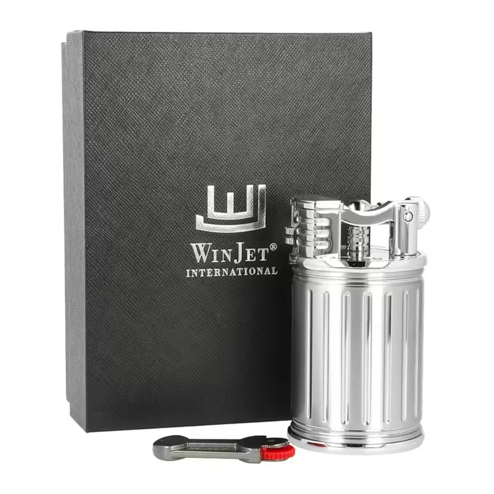 WINJET - Επιτραπέζιος Αναπτήρας Πέτρας Ασημί (310060)