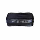 ANGELO - Μαύρη Διπλή Θήκη Πίπας από PU Leather (832130)