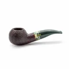 SAVINELLI - Foresta 320 Rusticated Brown Πίπα Καπνού, ξύλινη, καφέ, με πράσινο επιστόμιο