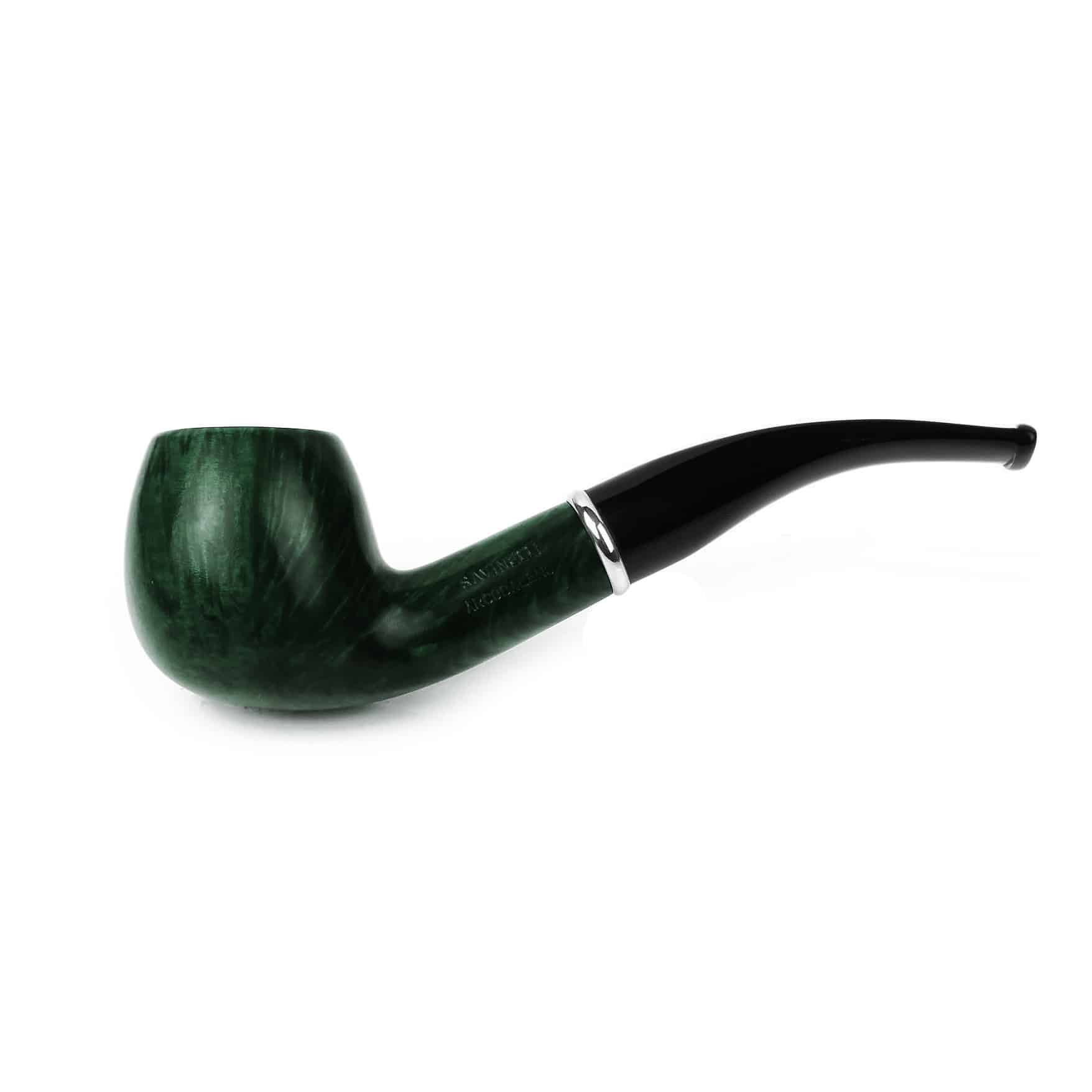 SAVINELLI - Arcobaleno 626 Green Smooth Πίπα Καπνού, ξύλινη, πράσινη