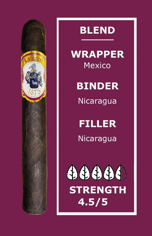 LAMPERT CIGARS - 1675 Edición Morado Robusto, πούρο