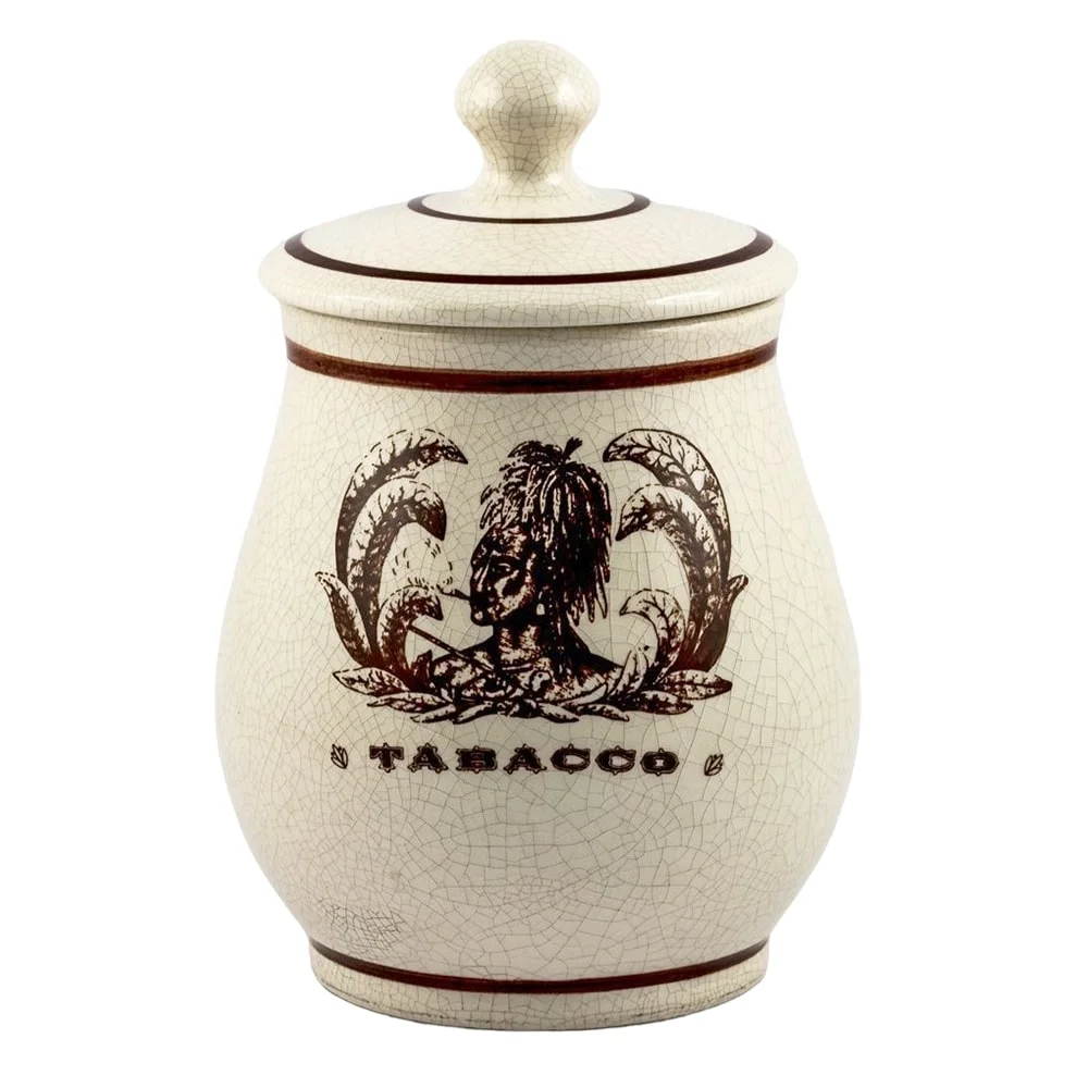 savinelli_v1005_indian_1 SAVINELLI - Κεραμικό Βάζο Καπνού Πίπας Antico Indian (V1005), λευκό