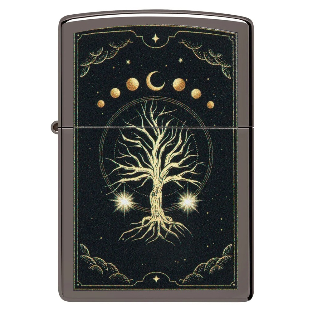zippo_mystic_nature_1 ZIPPO - Mystic Nature Design Αναπτήρας (48636), μαύρος