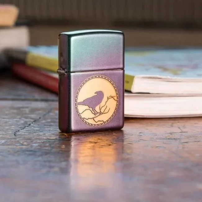 ZIPPO - Raven Design Αναπτήρας (1057), μωβ