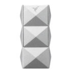 COLIBRI - Quasar II Αναπτήρας Διπλός Jet Ασημί Με Punch (LI750T1), αντιανεμικός, αναμμένος με διπλή φλόγα