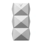 COLIBRI - Quasar II Αναπτήρας Διπλός Jet Ασημί Με Punch (LI750T1), αντιανεμικός, αναμμένος με διπλή φλόγα