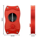 COLIBRI - Πουροκόφτης V-CUT Diamond Red (CU300T36), κόκκινος