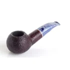SAVINELLI - Oceano Dark Brown 320 Rustic Πίπα Καπνού, ξύλινη, καφέ, μπλε επιστόμιο