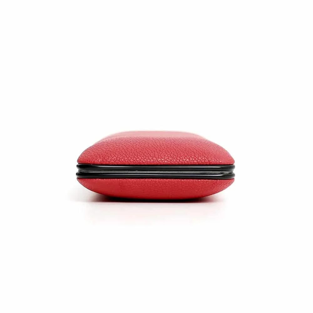 SAVINELLI - Κόκκινη Δερμάτινη Πουροθήκη 3 Πούρων (Τ567ΒΚ)