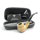 RATTRAYS - Joy Olive Brushed 8 Starter Set Πίπα Καπνού, ξύλινη, σετ με θήκη και καθαριστικά