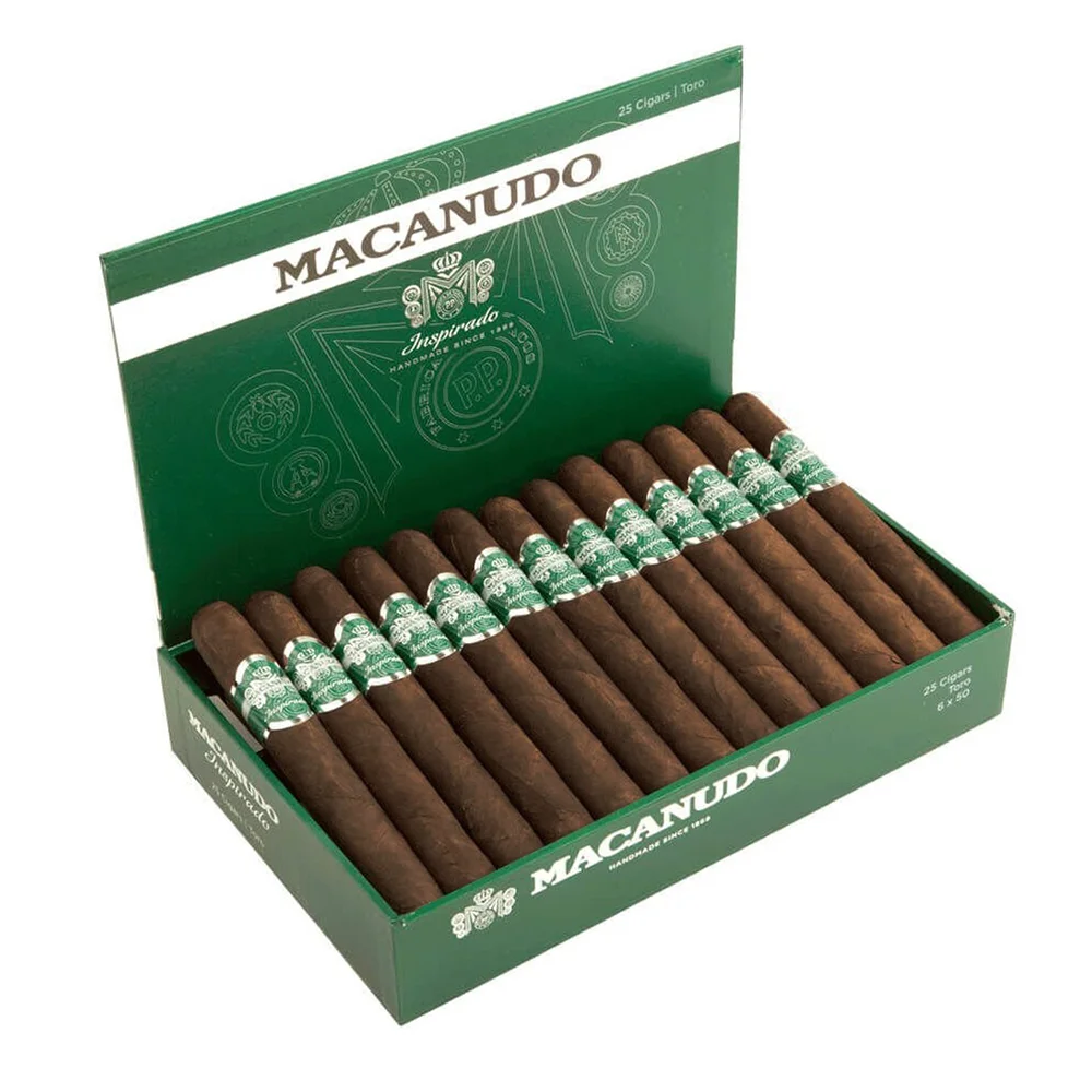 MACANUDO - Inspirado Green Toro πούρο, ανοιχτό κουτί πράσινο