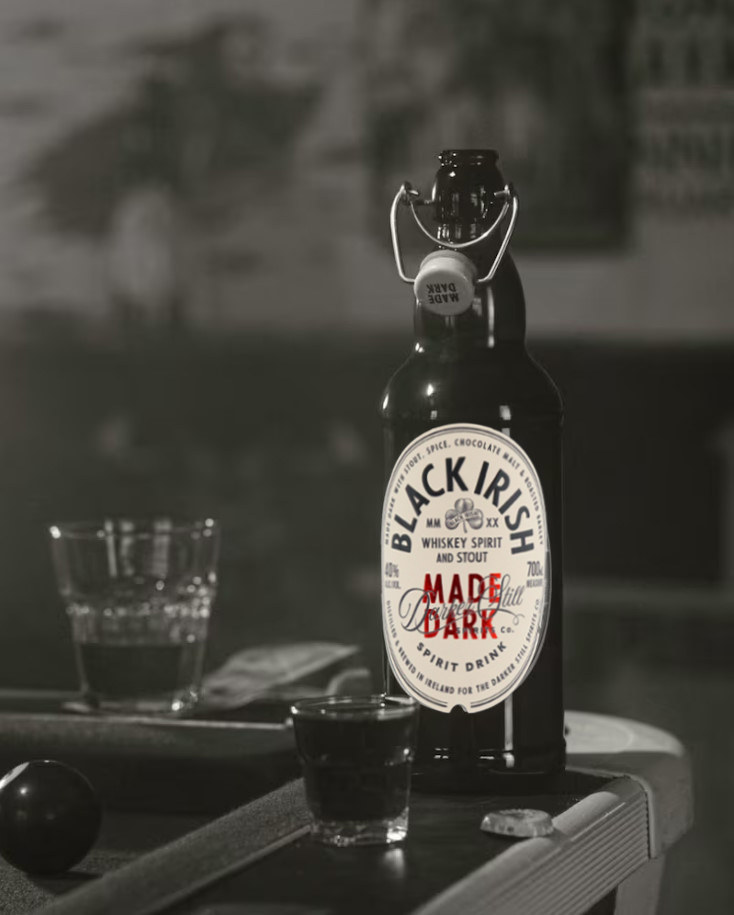 KIRKER GREER SPIRITS - Black Irish Whiskey 40% 700ml