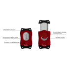 COLIBRI - Πουροκόφτης S-CUT Ez-Cut Red-Black (CU500T2)