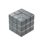 COLIBRI - Heritage Cube Επιτραπέζιος 2 in 1 Αναπτήρας Gunmetal (LI125T3)