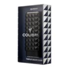 COLIBRI - Quasar Δερμάτινη Τριπλή Πουροθήκη Μαύρη (LC250T1)