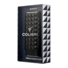 COLIBRI - Quasar Δερμάτινη Τριπλή Πουροθήκη Μαύρη (LC250T1)