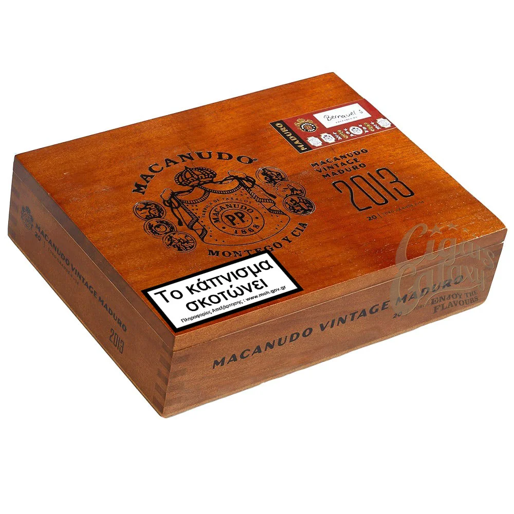 Το Macanudo Vintage Maduro 2013 είναι ένα εξαιρετικό limited edition πούρο που προσφέρει μια πλούσια γευστική εμπειρία.