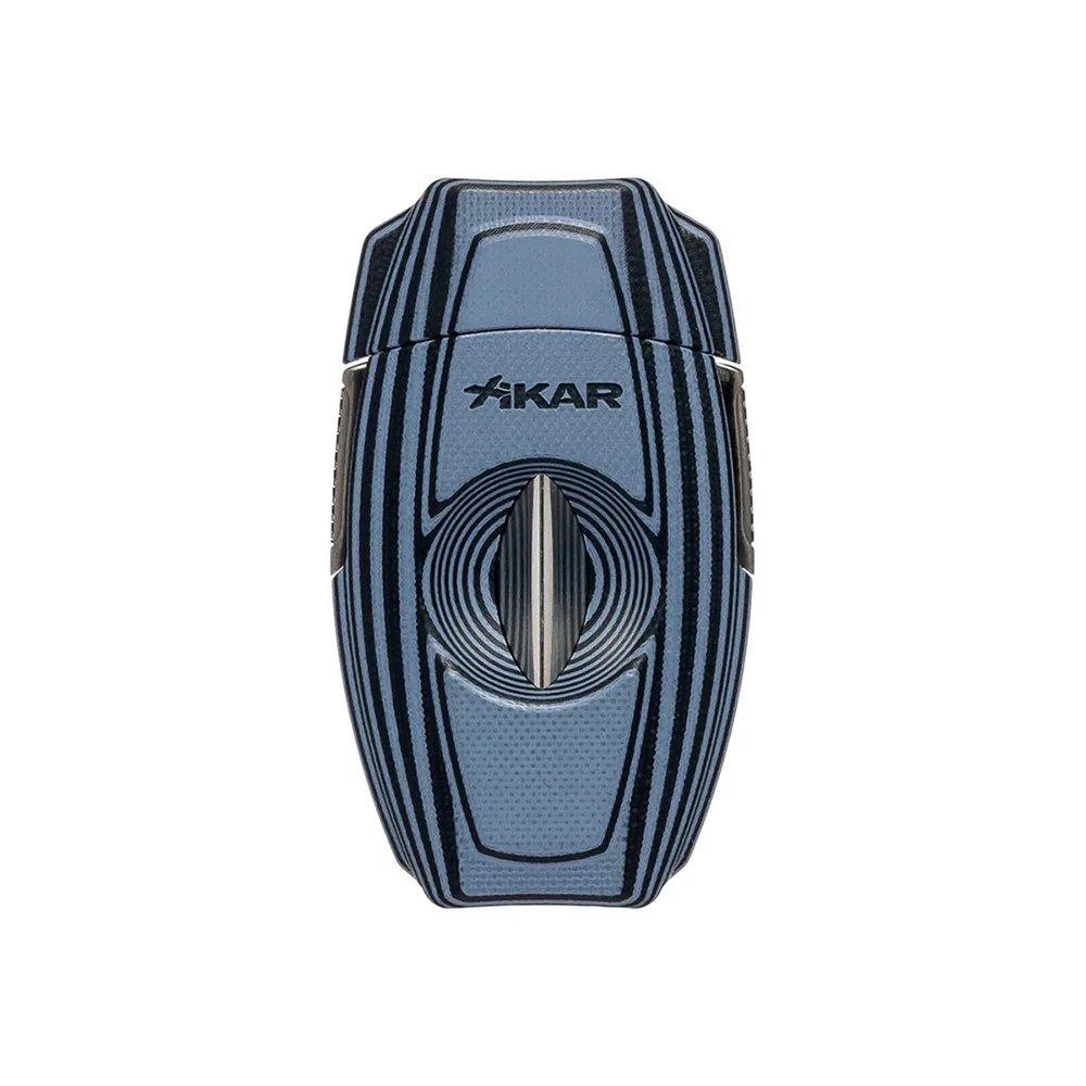 Xikar-VX2-V-cut-Cigar-Cutter-G2-Material-Gray-1 XIKAR - VX2 G10 V-Cut Πουροκόπτης Γκρι (XI-158GR)
