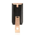 COLIBRI - Αναπτήρας Slide Double Jet Punch Μαύρος-Bronze (LI850T13)