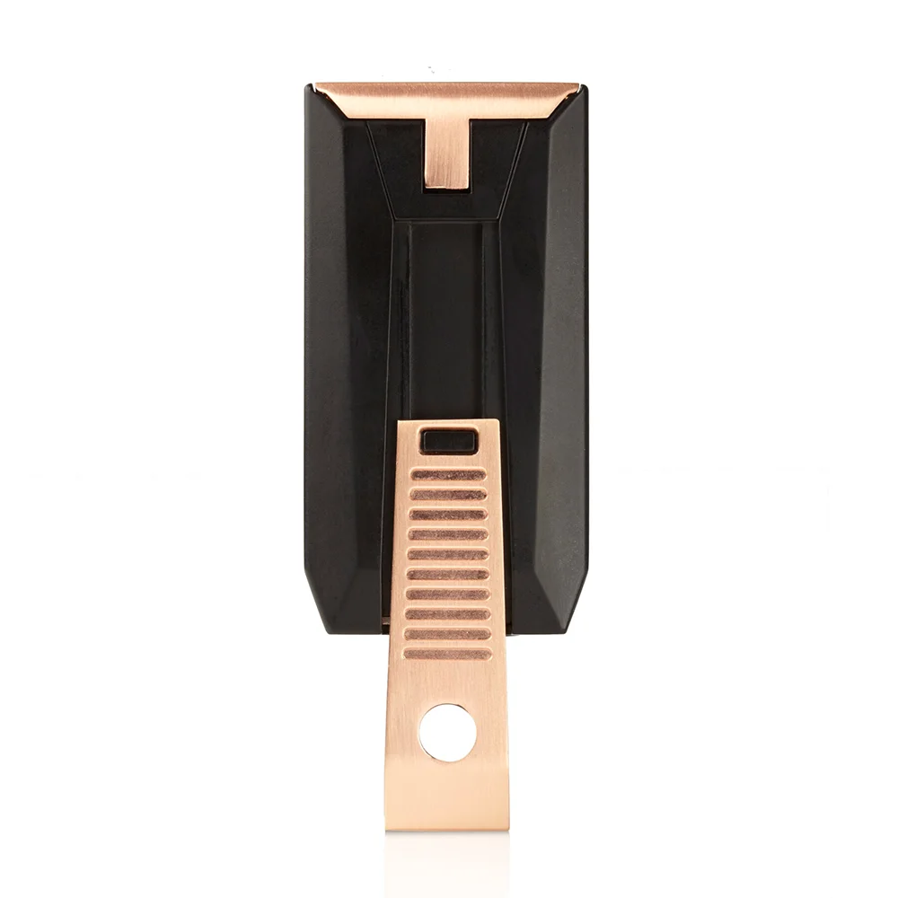 COLIBRI - Αναπτήρας Slide Double Jet Punch Μαύρος-Bronze (LI850T13)