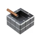 COLIBRI - Heritage Cube Gunmetal Σταχτοδοχείο με ένα πούρο