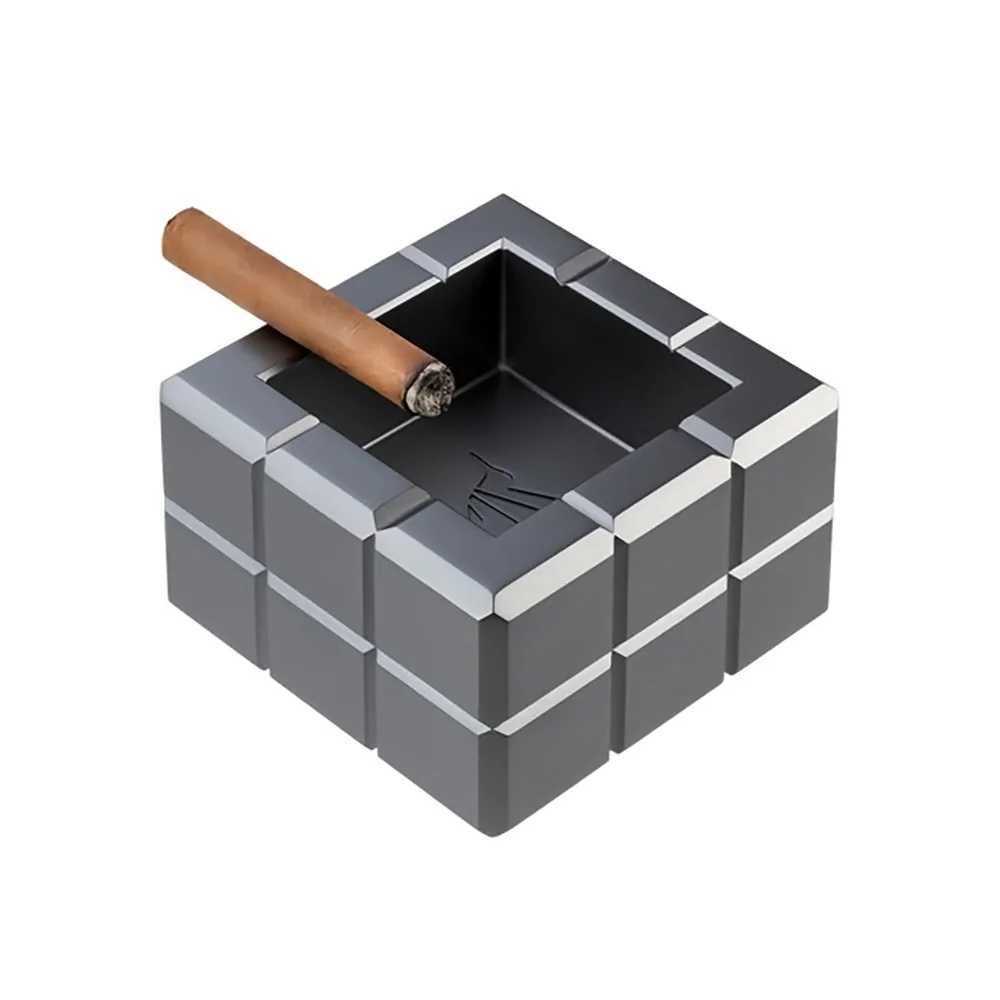 COLIBRI - Heritage Cube Gunmetal Σταχτοδοχείο με ένα πούρο