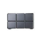 COLIBRI - Heritage Cube Gunmetal Σταχτοδοχείο από το πλάι