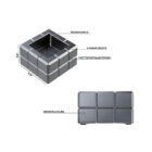 Προδιαγραφές του COLIBRI - Heritage Cube Gunmetal Σταχτοδοχείο