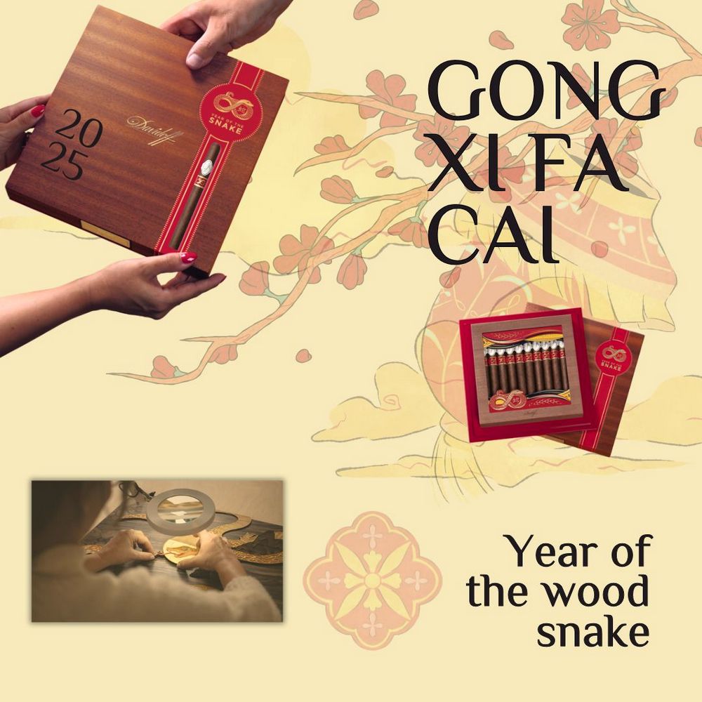 DAVIDOFF - Year Of The Snake Limited Edition 2025 Lancero διαφημιστικό εξώφυλλο