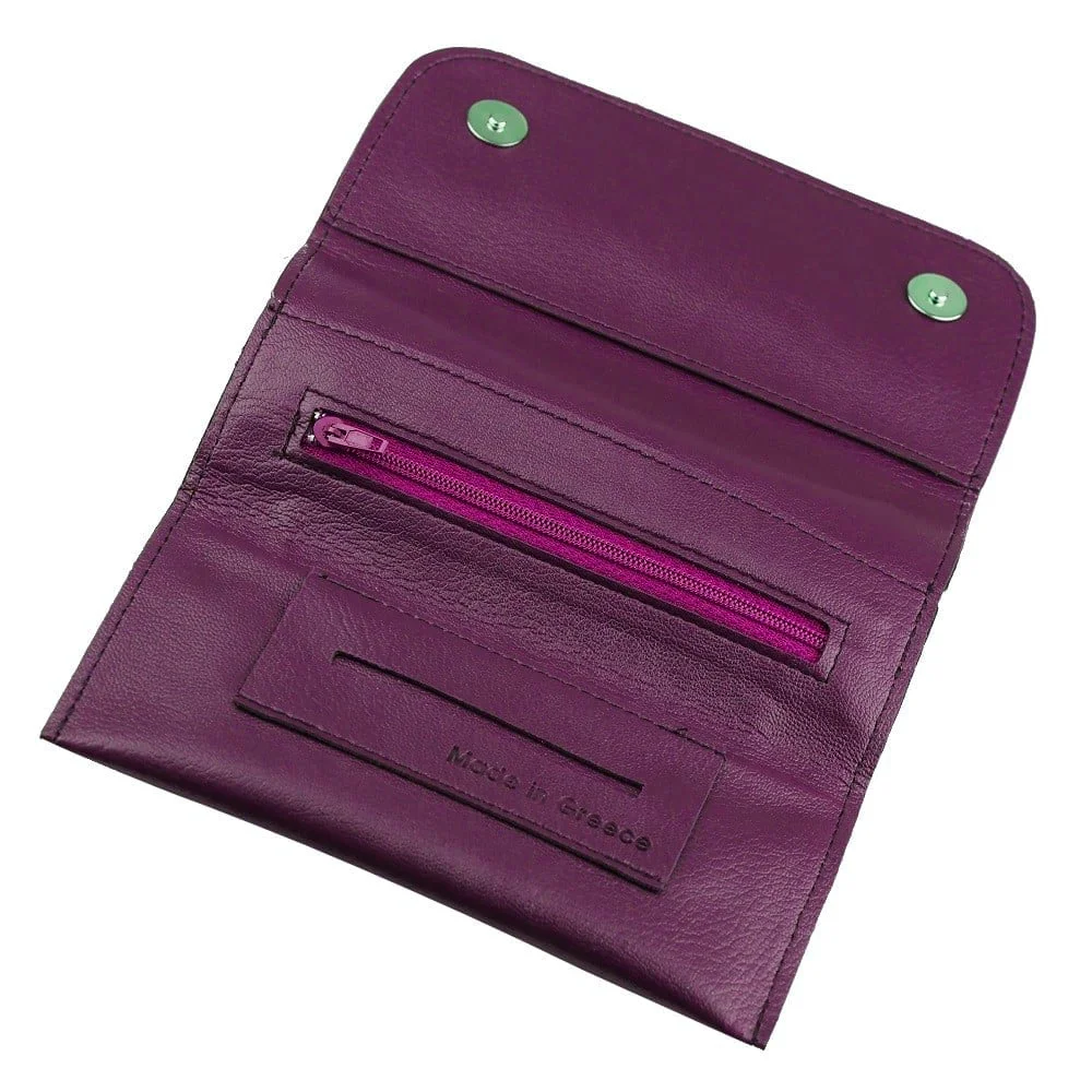 GRT - PU Leather Μωβ Θήκη Καπνού