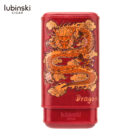 LUBINSKI - Δερμάτινη Θήκη για 3 Πούρα Red Dragon Ring 56 (50021-RD)