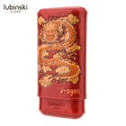 LUBINSKI - Δερμάτινη Θήκη για 3 Πούρα Red Dragon Ring 56 (50021-RD)