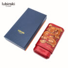 LUBINSKI - Δερμάτινη Θήκη για 3 Πούρα Red Dragon Ring 56 (50021-RD)