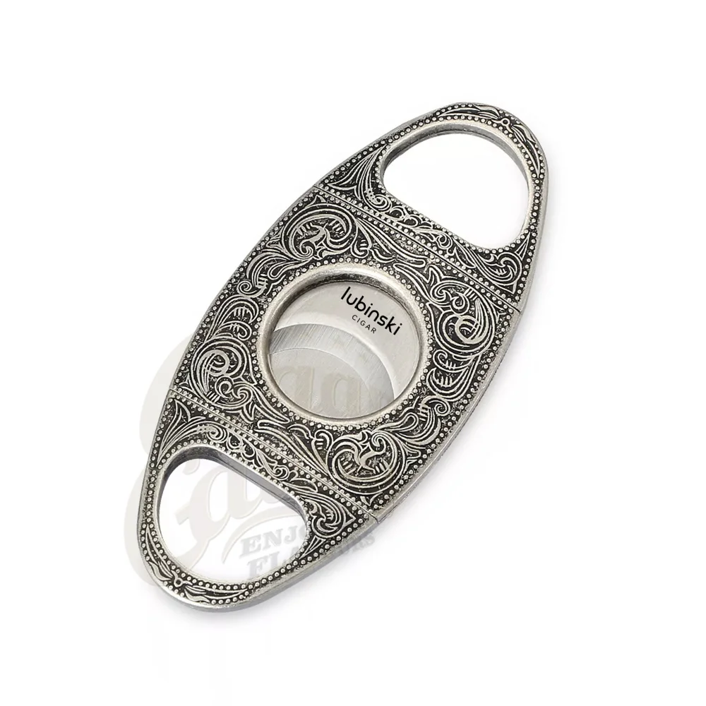 lubinski_j06a_1 LUBINSKI - Vintage Πουροκόπτης Γκιλοτίνα Μεταλλικός σε Ασημί Χρώμα κλειστός