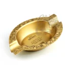 LUBINSKI - Μεταλλικό Σταχτοδοχείο Gold για 2 πούρα